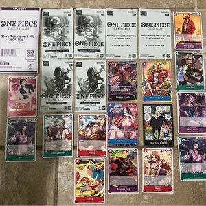 One Piece Card Game Lot Bundle Promos, Store Promos, Inserts Tournament Packs